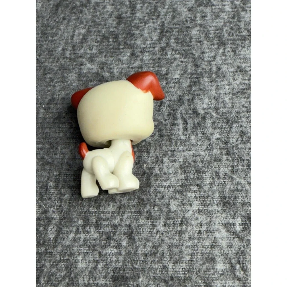 Hasbro Littlest Pet Shop 1743 Jack Russell Brown Dog Figure 2007 LPS Mini Toy